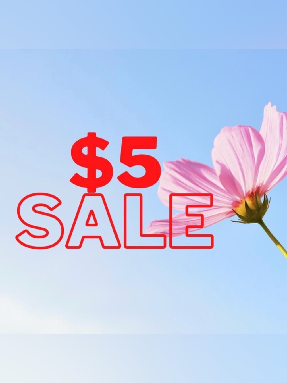 🌺💐$5 CLOSET CLEARANCE SALE! Bundle and SAVE!!!🌼🌸